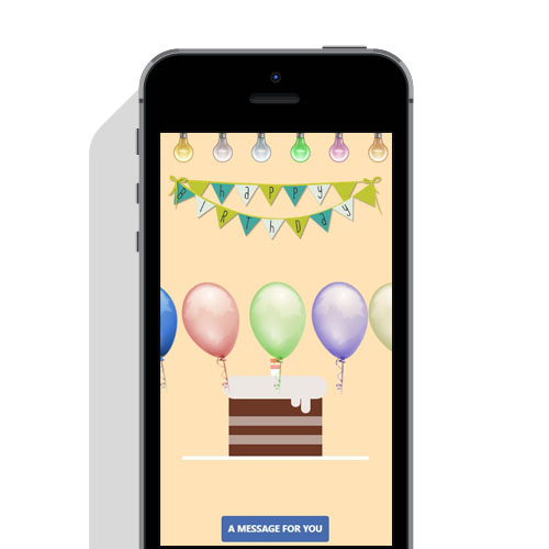 【自适应】表白生日祝福HTML H5自适应静态模板