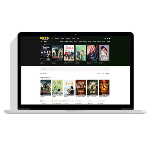 【自适应】苹果cms v10 大图改版优化精选优质群站免费网站模板
